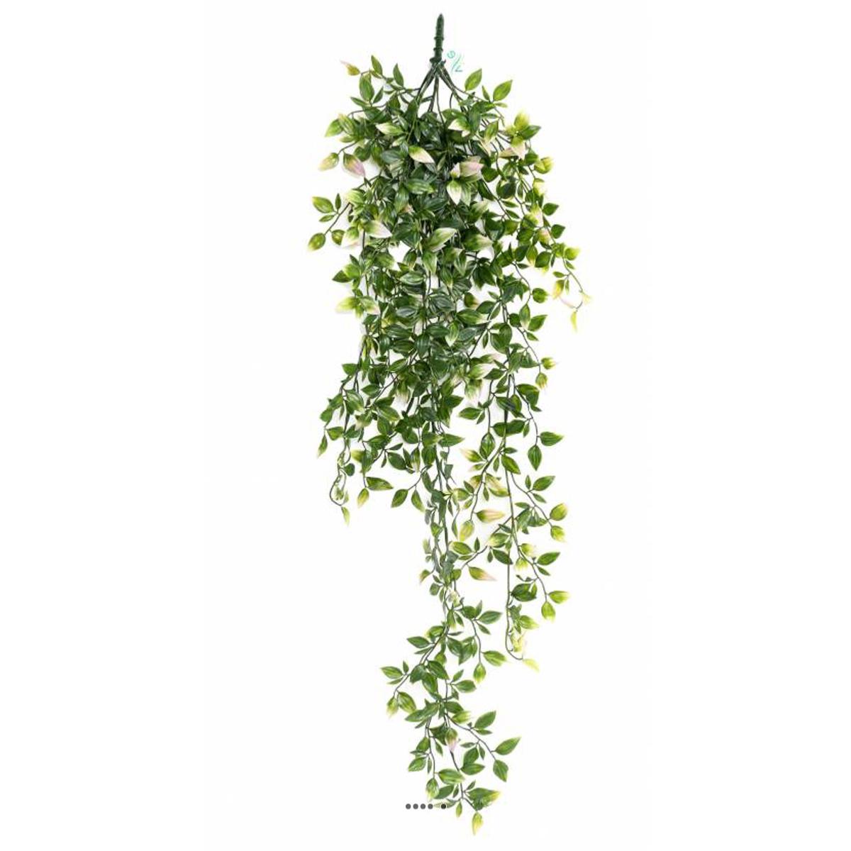 Chute de tradescantia artificiel H 85 cm Vert, ARTIFICIELLES