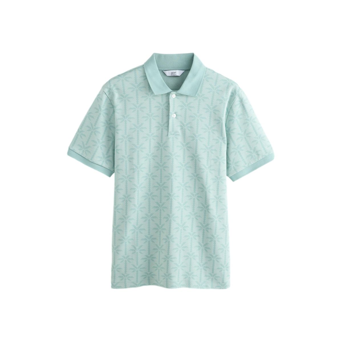 Polo à manches courtes en jacquard, NEXT