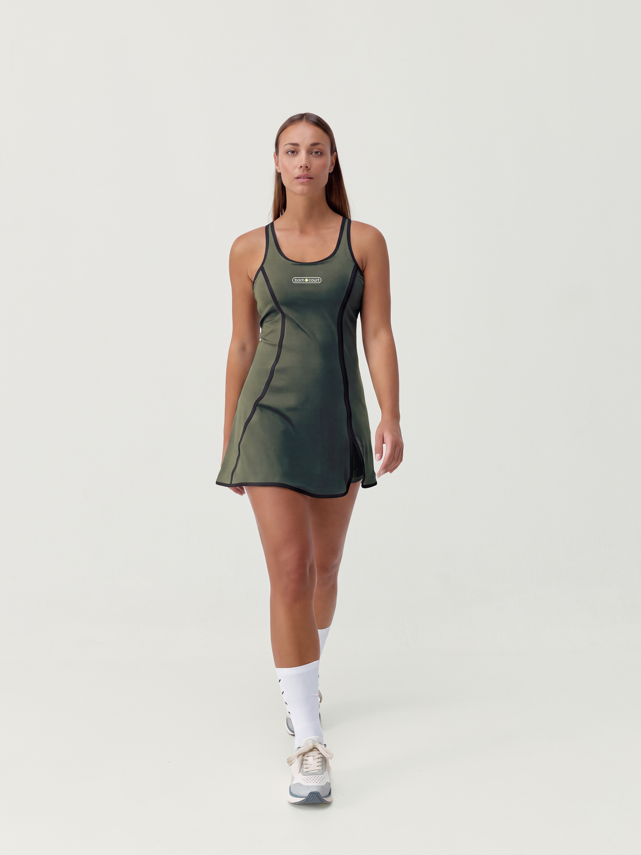 Robe de sport femme Laver Court Avec brassière intégrée séchage rapide, BORN