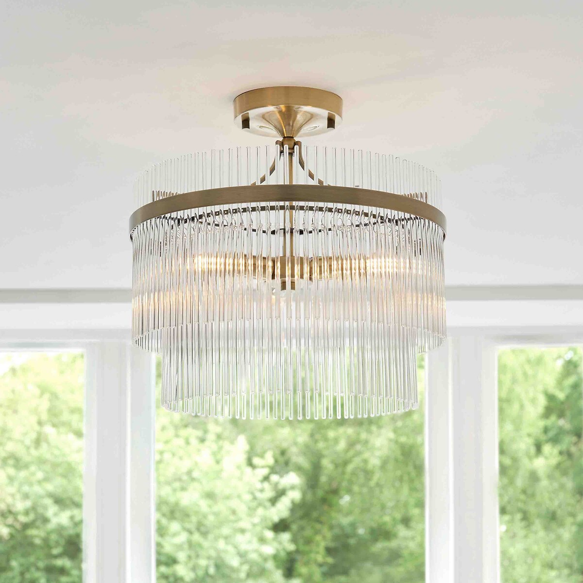 Marbury 3-Light Semi-Flush Ceiling Light, ÉDITÉ