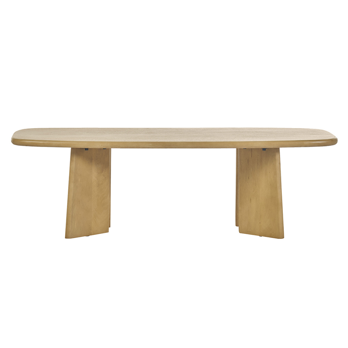 Table basse rectangulaire en bois manguier massif teinté noir L120 cm SOTA, MILIBOO
