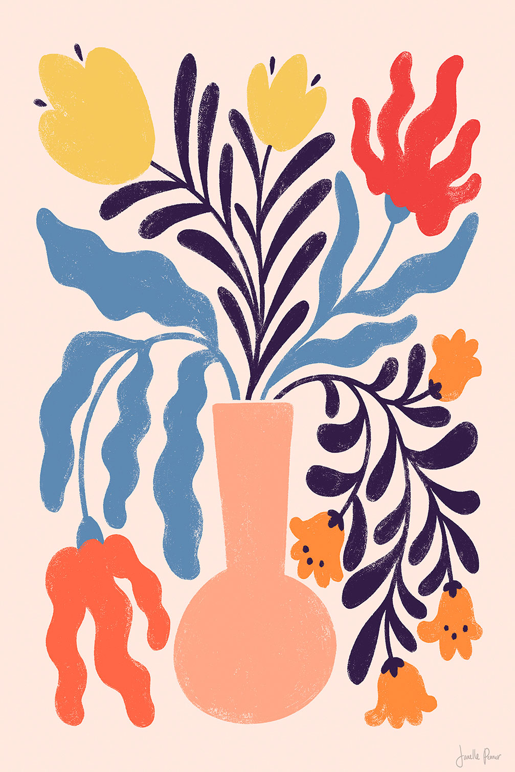 Tableau jolie fleurs, HEXOA