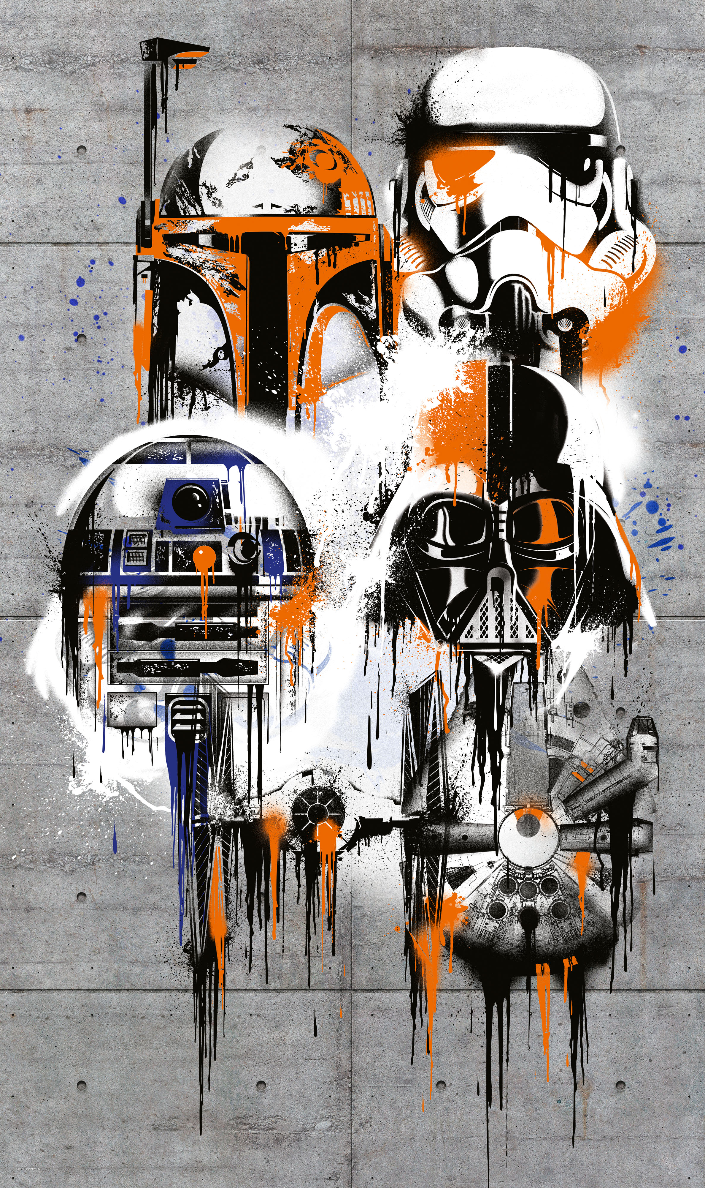 Papier peint Komar - Star Wars Celebrate The Galaxy - 120 x 200 cm, HEXOA