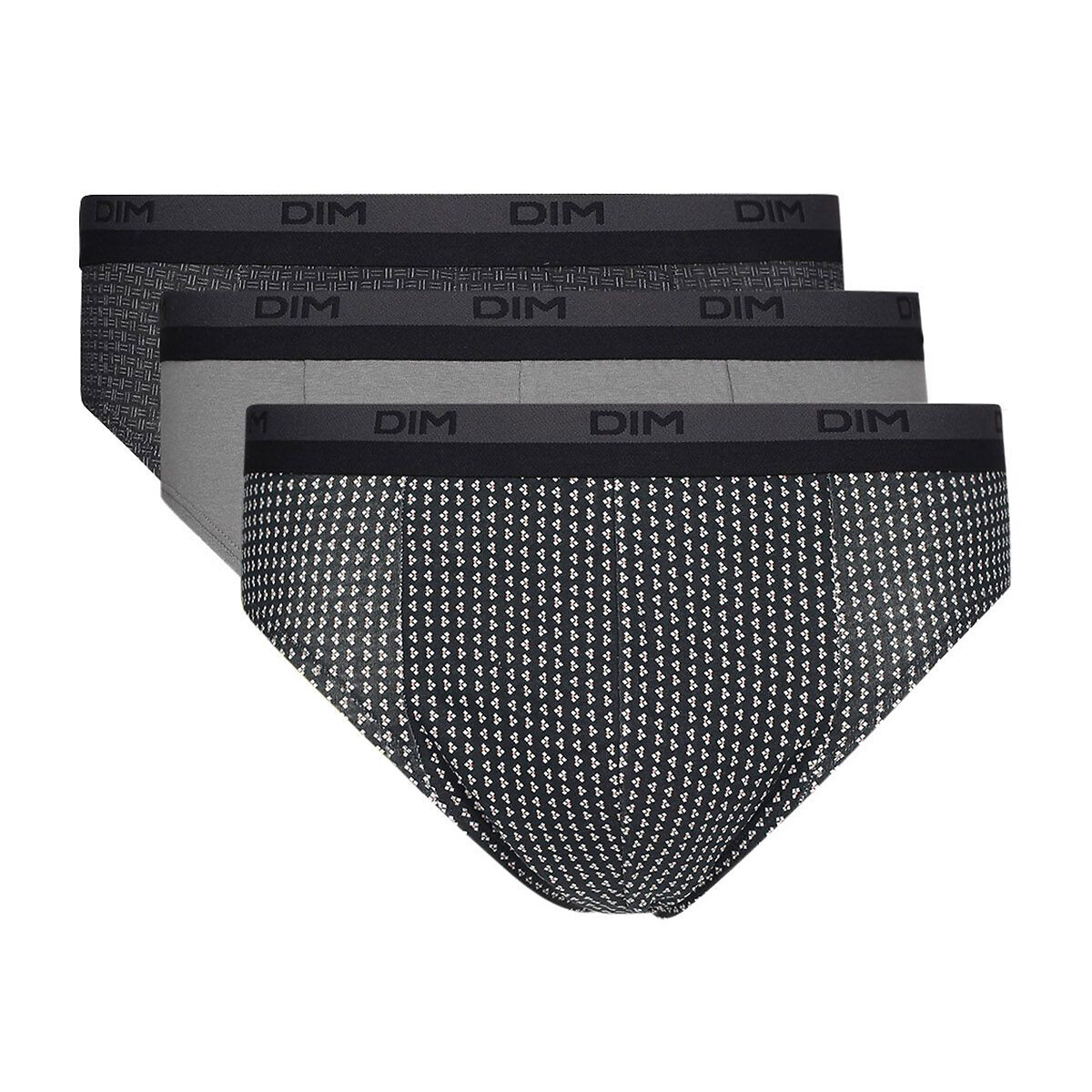 Lot de 3 slips imprimés, DIM