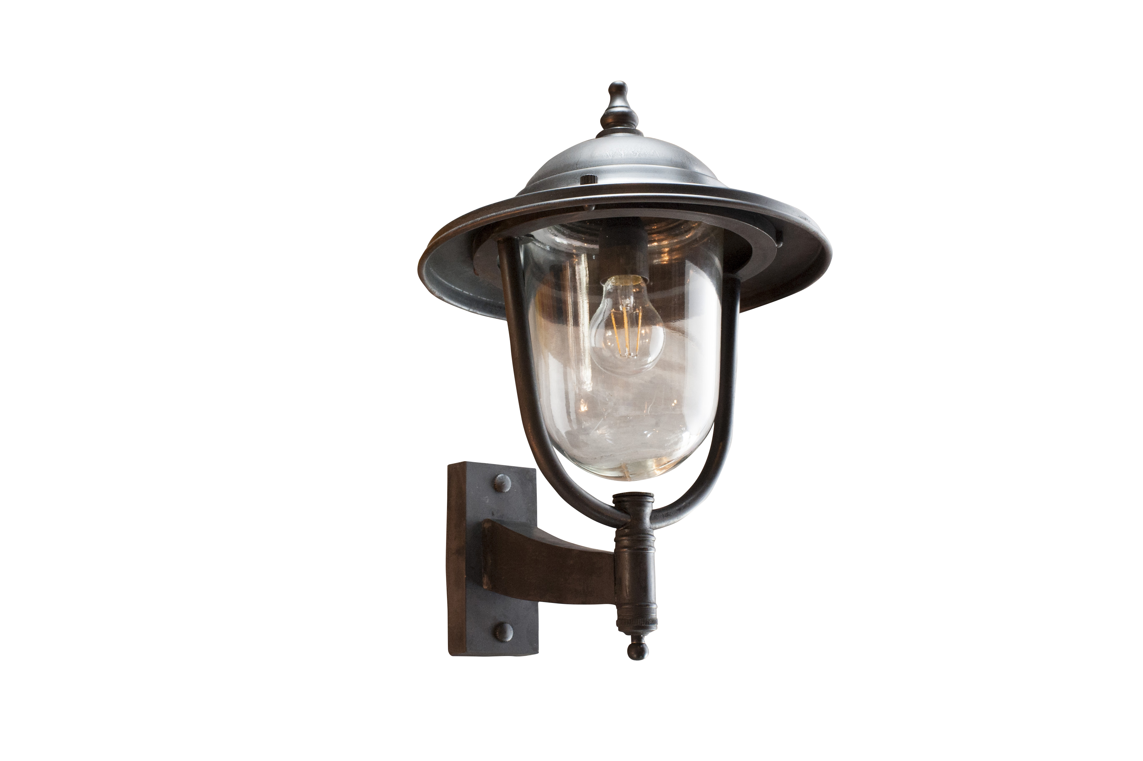 Lampadaire mural extérieur en laiton LIZURET, PRODUIT INTERIEUR BRUT