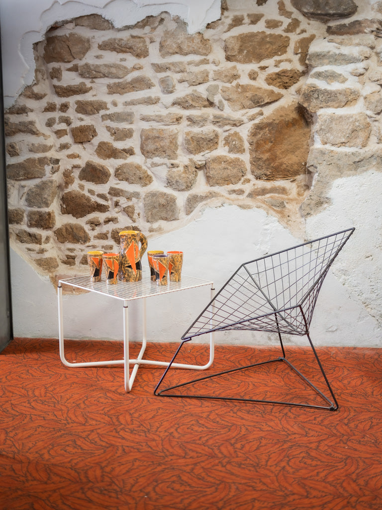 Table basse en métal Donna N°472 - Bon état, DEBONGOUT