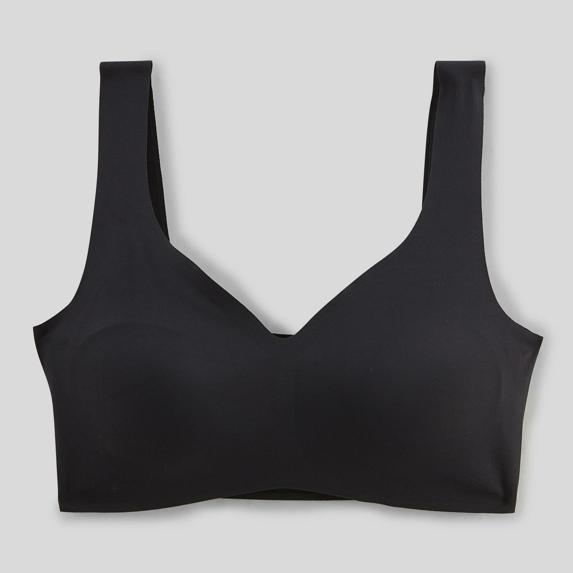 Brassière confort en microfibre avec coques amovibles, MONOPRIX