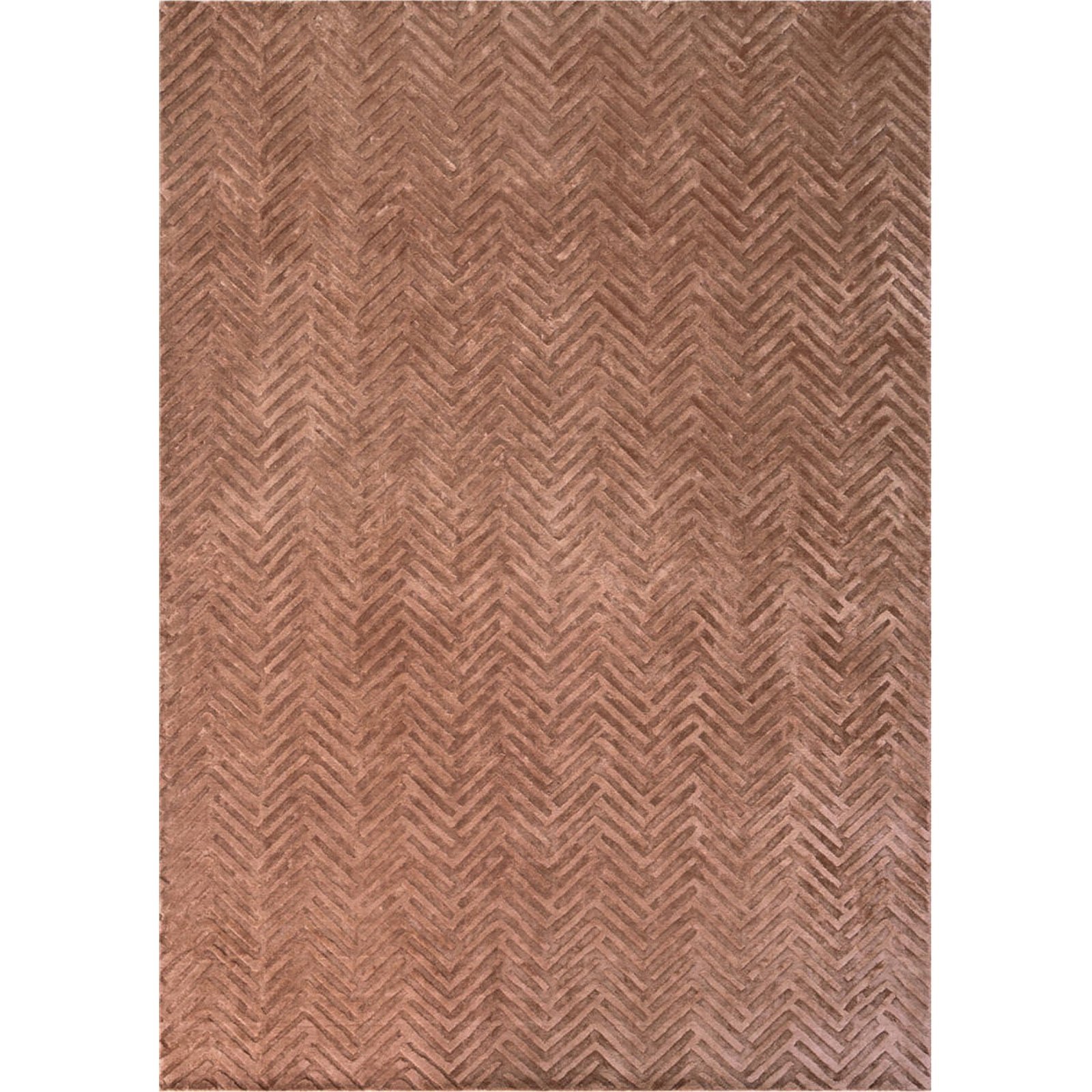 Tapis contemporain en viscose à chevrons, RECOLLECTION
