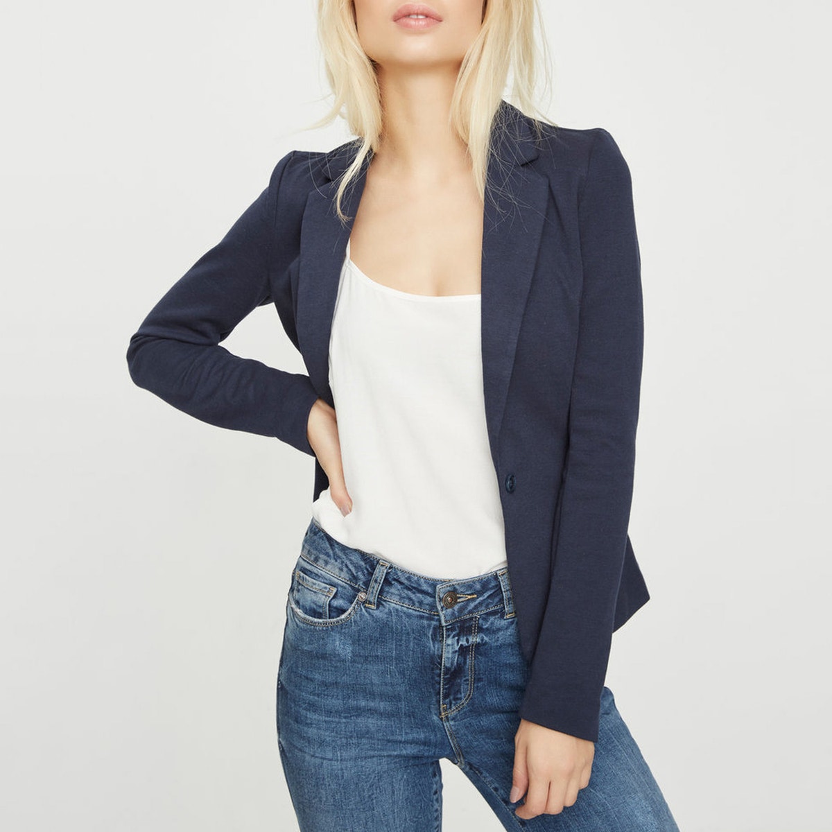 Veste courte marine discount femme