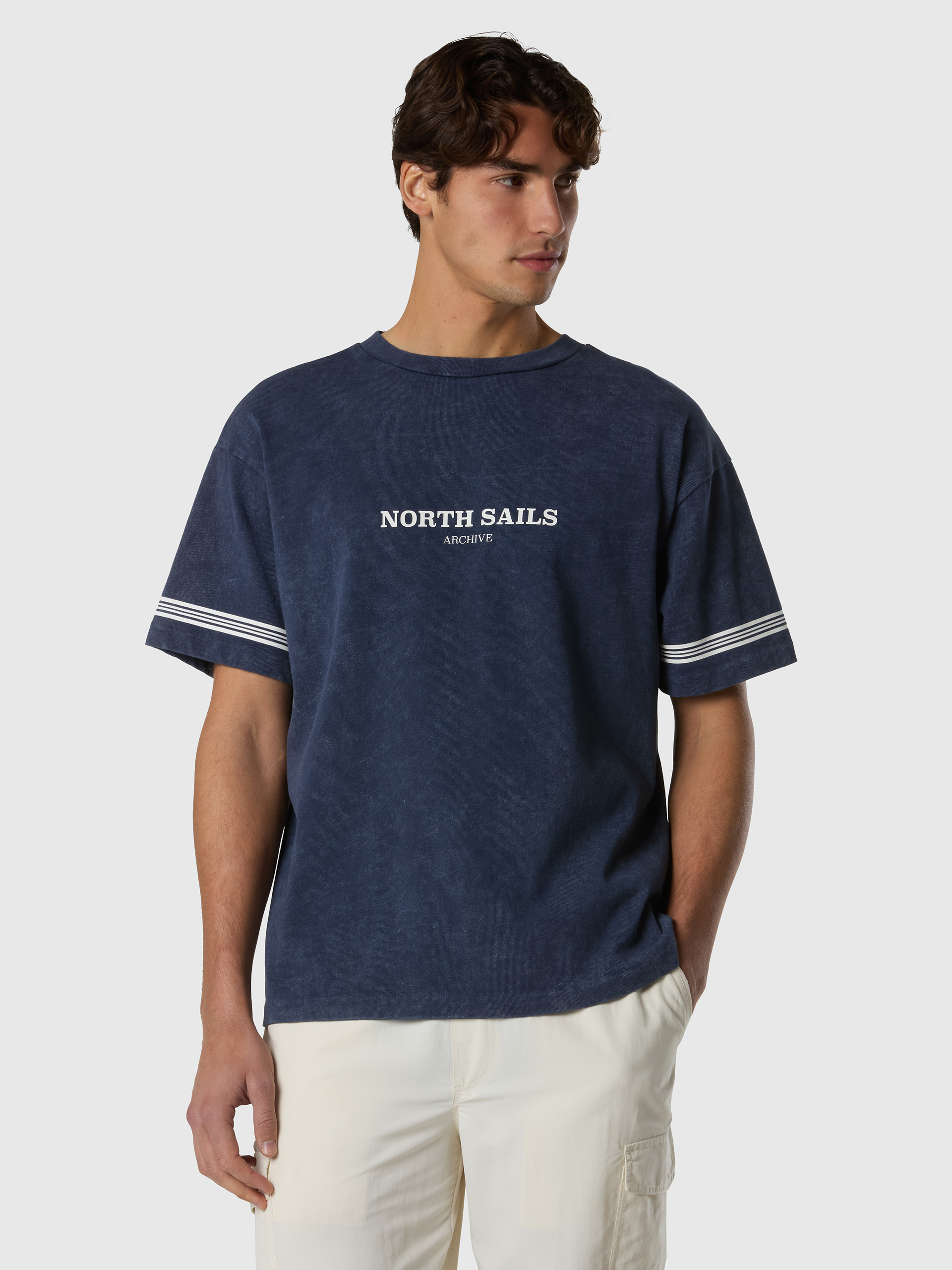 T-shirt Archive à manches rayées, NORTH SAILS