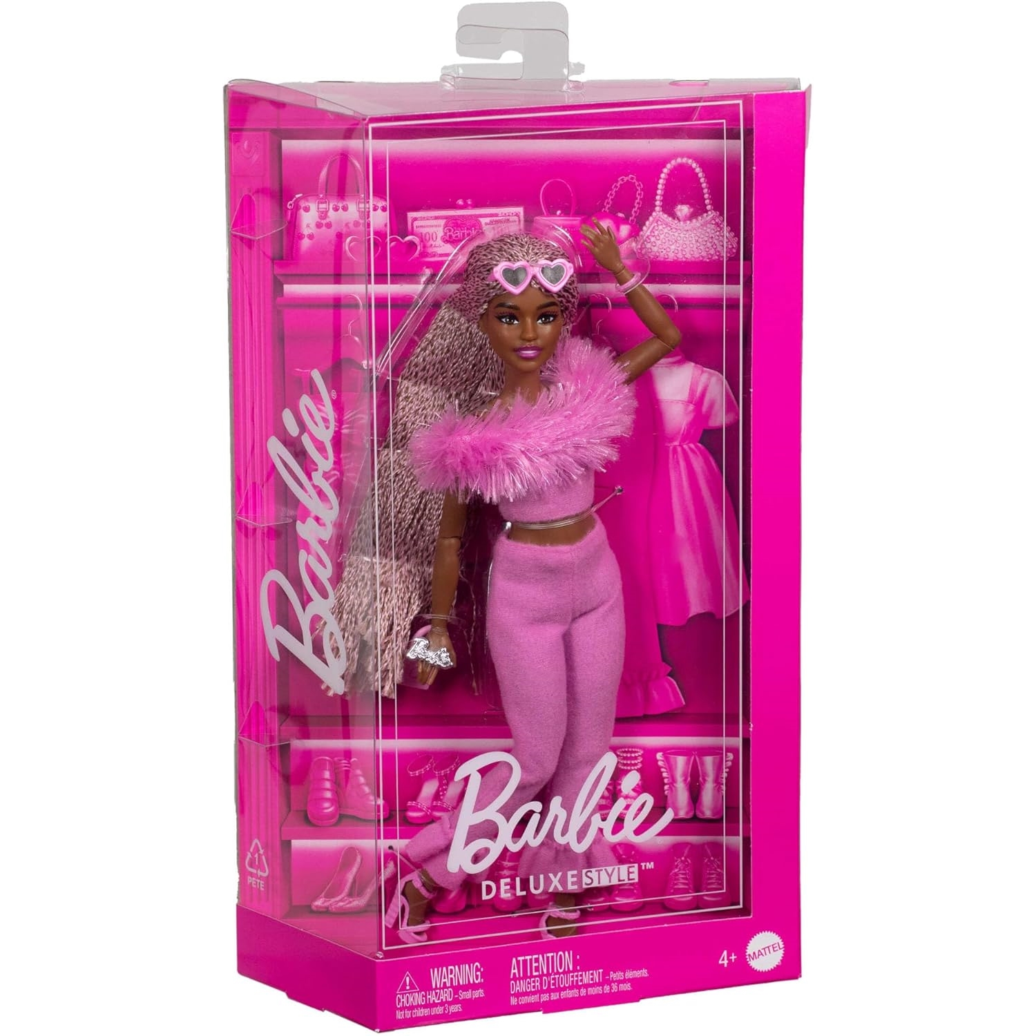 -Deluxe Style-Poupée à combinaison Rose, MATTEL