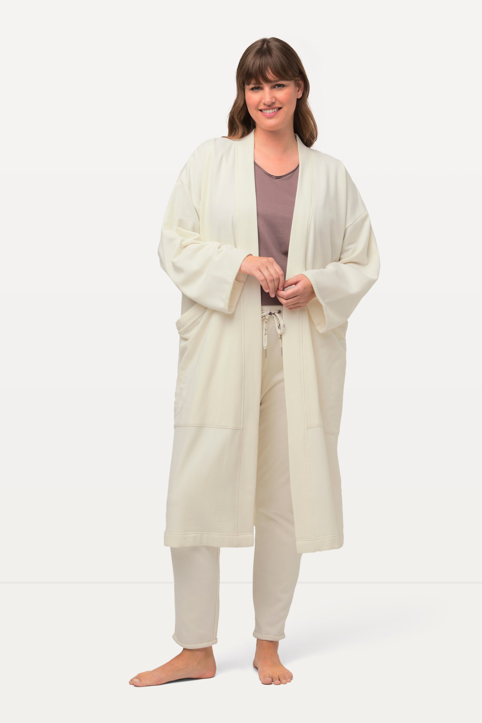 Veste longue d'intérieur, coupe oversize, ULLA POPKEN