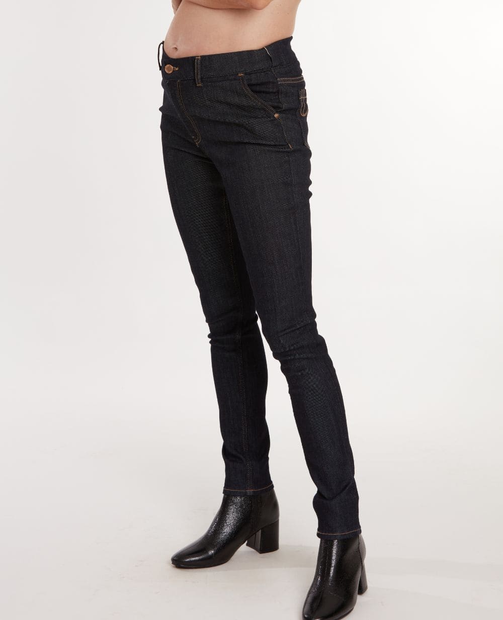 Jean de grossesse et post-partum slim Sharon, CACHE COEUR