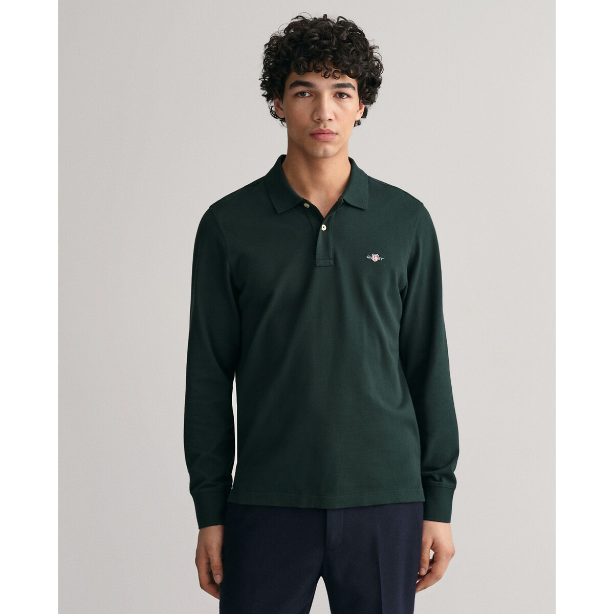 Gant polo lange online mouw