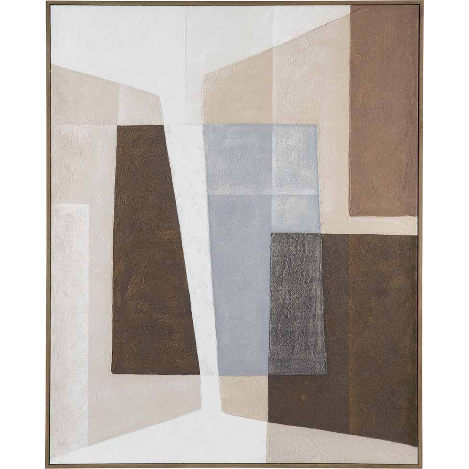 Tableau abstrait design moderne sur toile et bois, RECOLLECTION