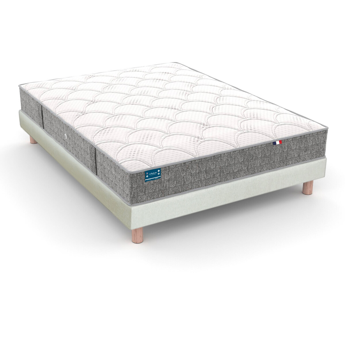 19cm halfhardschuim matras + bodemset