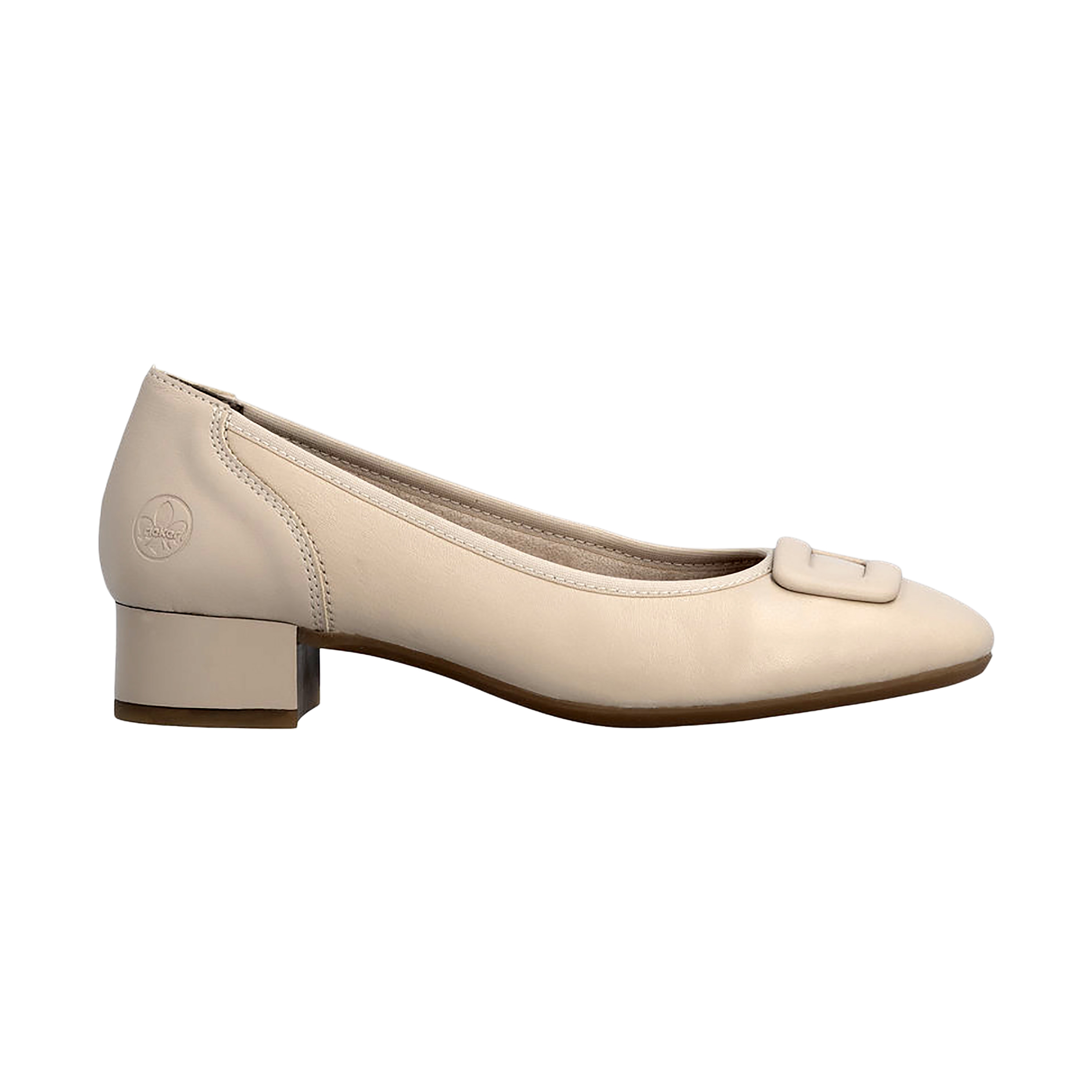 Ballerine à Talon Cuir, RIEKER
