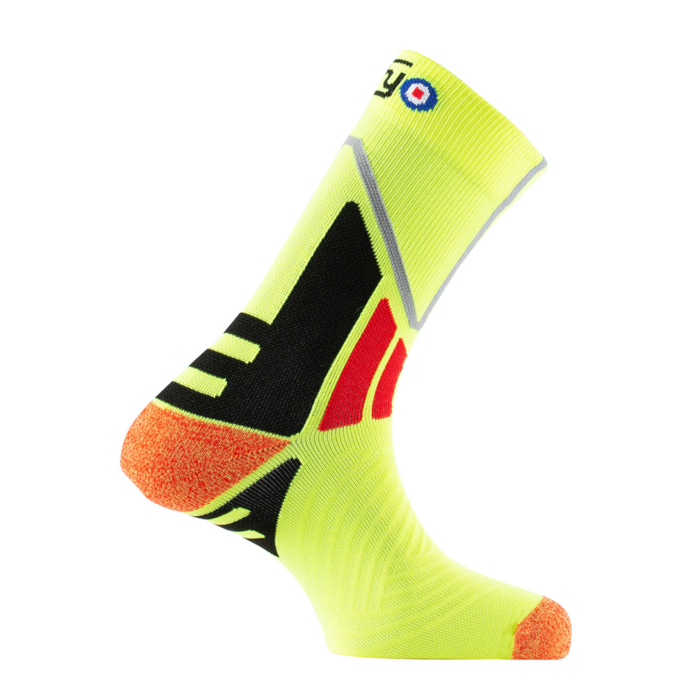 Thyo - Metà calze sportive in poliammide 'RUN ADDICT', bianco, 41