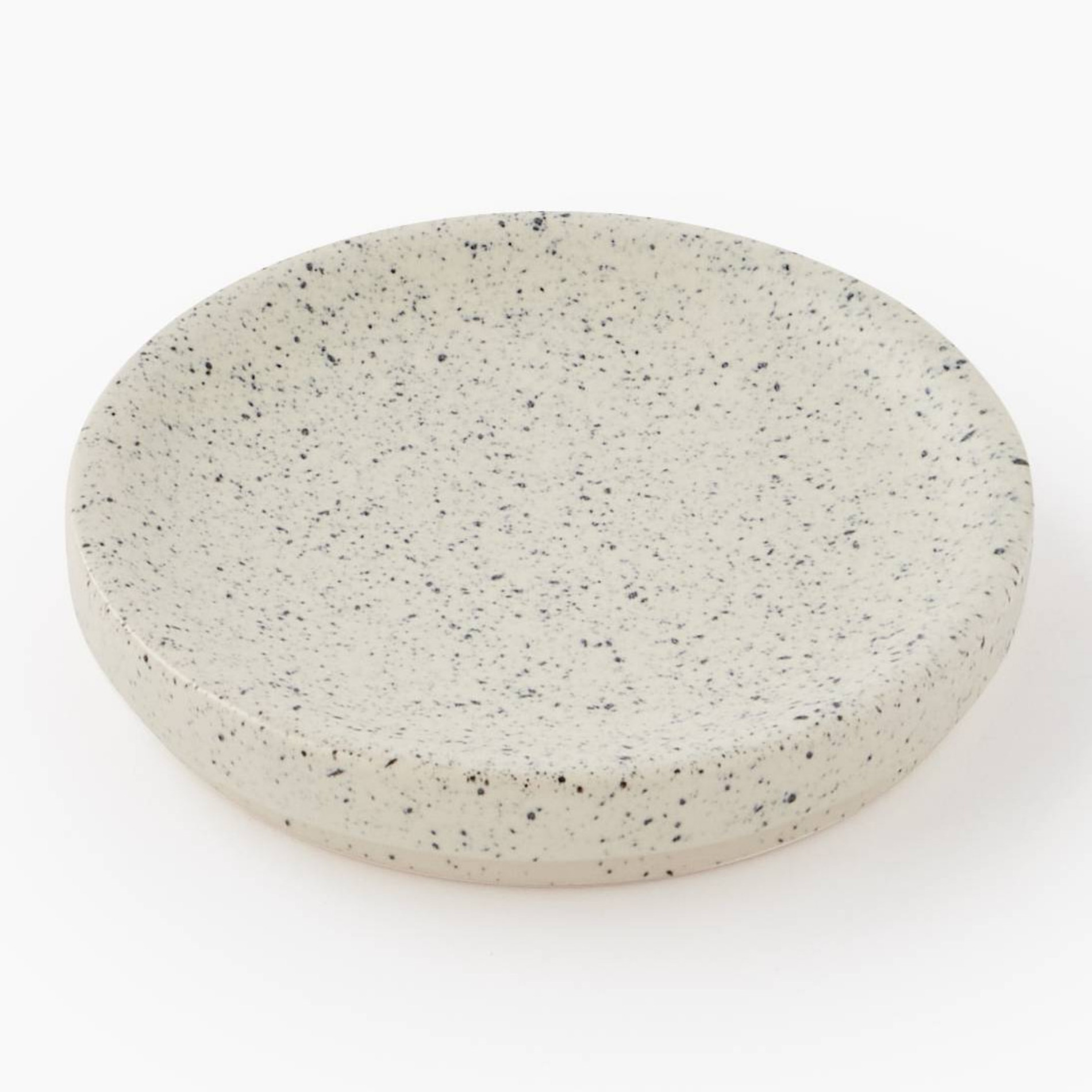 Porte savon en céramique moucheté 2,x11cm, MONOPRIX