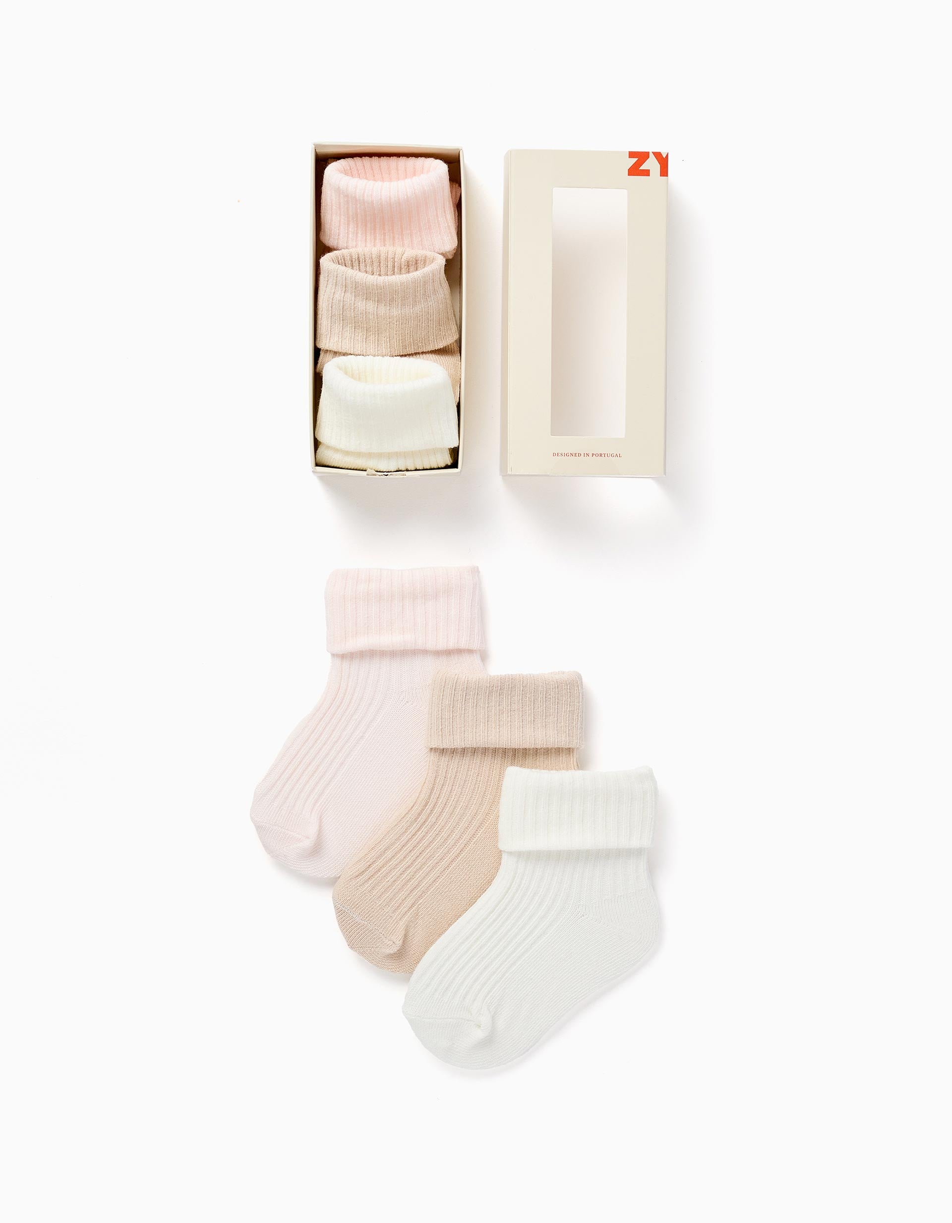 Pack 3 Paires de Chaussettes Côtelées, ZIPPY