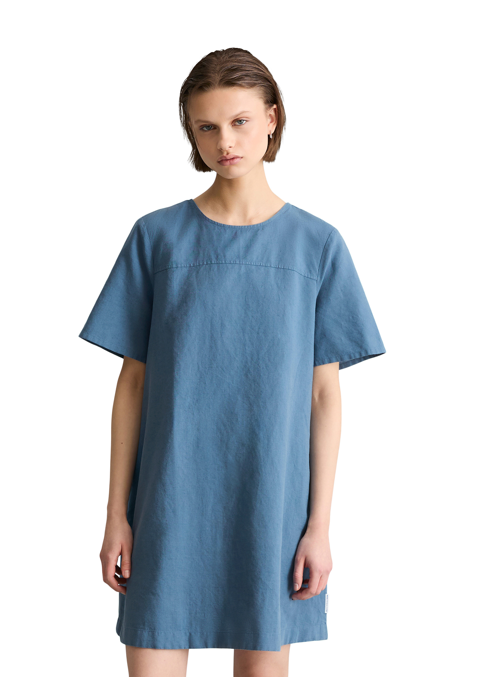 Robe relaxed en mélange de lin et de coton, MARC O’POLO DENIM