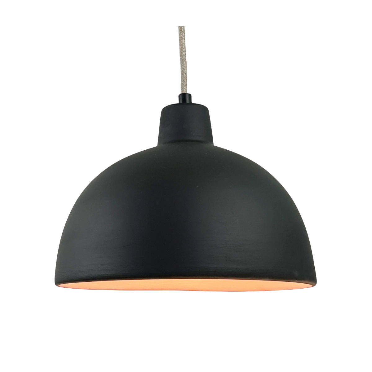 Suspension en terre cuite, CLOCHE, GERARD LAMY