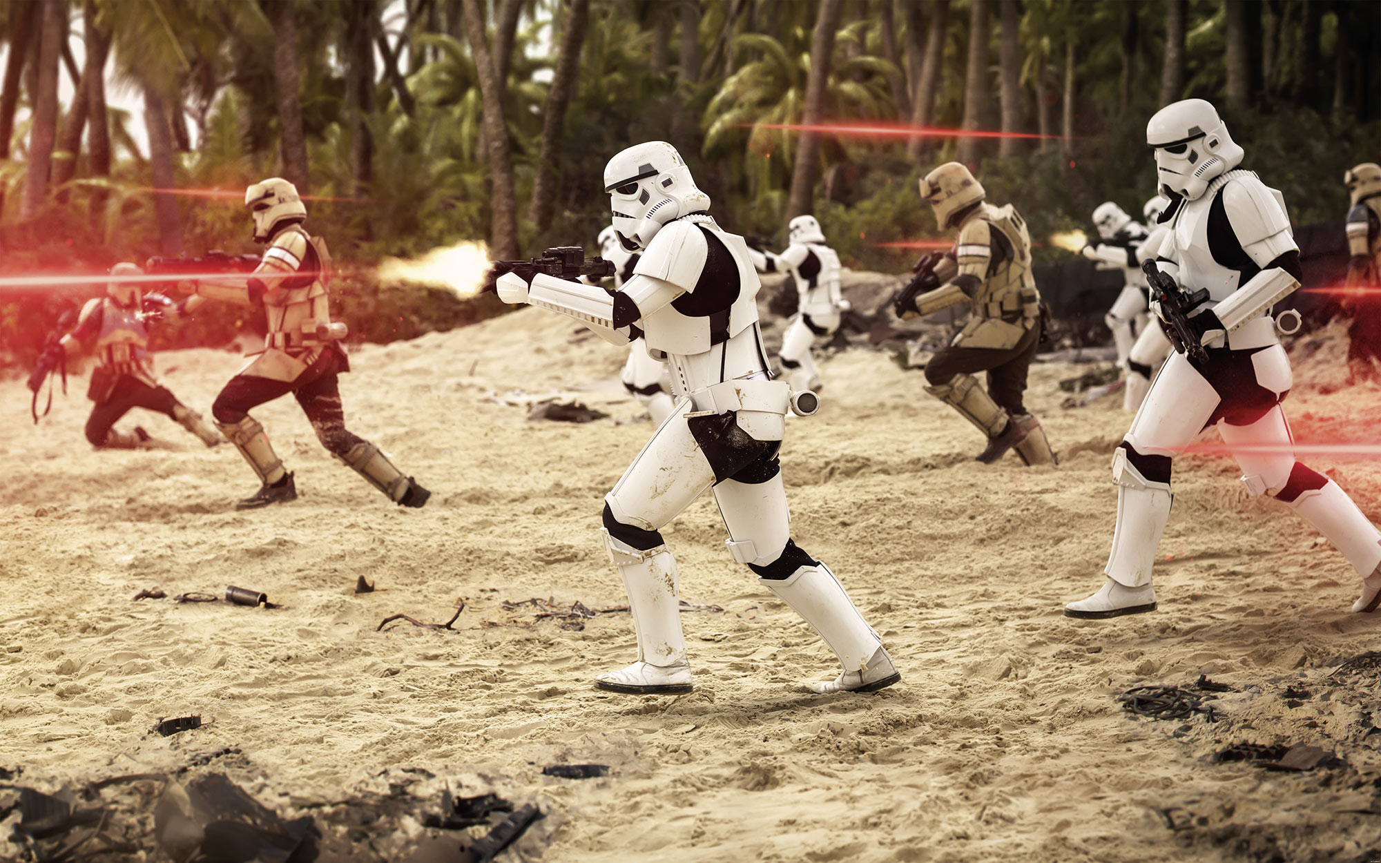 Papier peint Komar - Star Wars Imperial Strike - 400 x 250 cm, HEXOA