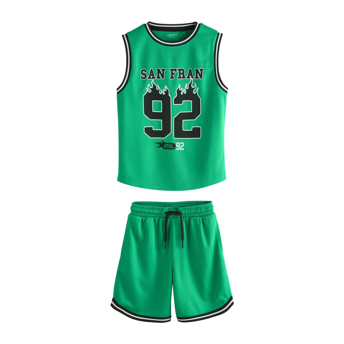 Ensemble débardeur et short style basket-ball, NEXT