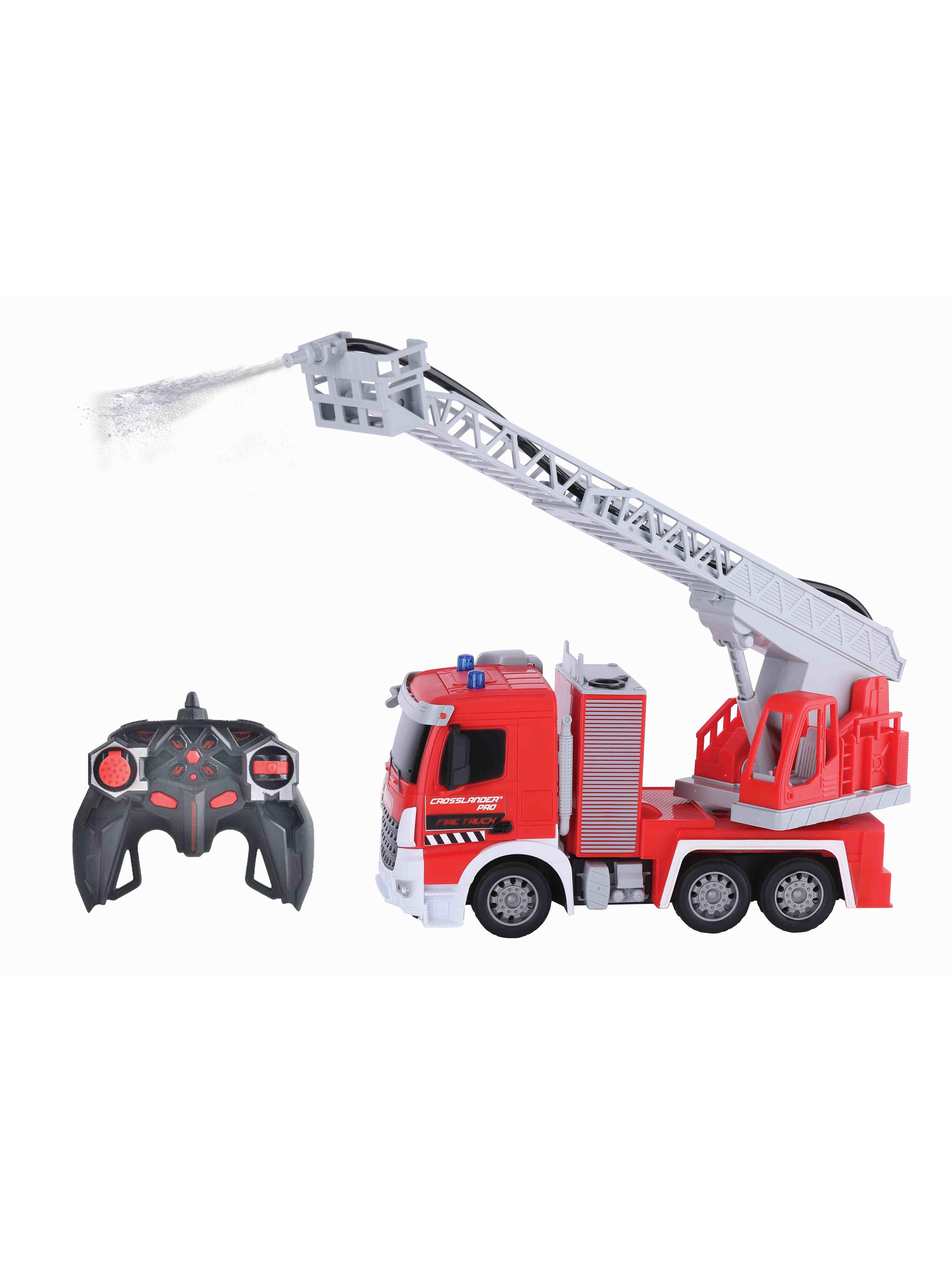Crosslander® PRO Camion de pompiers télécommandé, LEXIBOOK