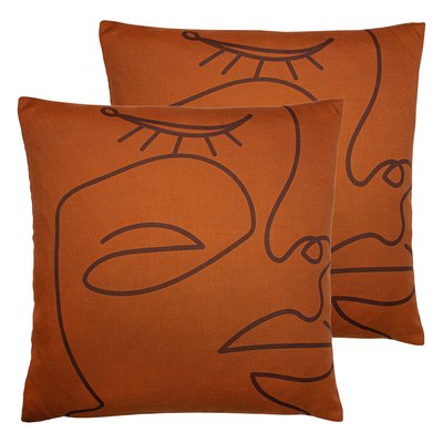 Karma Twin Pack Polyester Filled Cushions SO'HOME