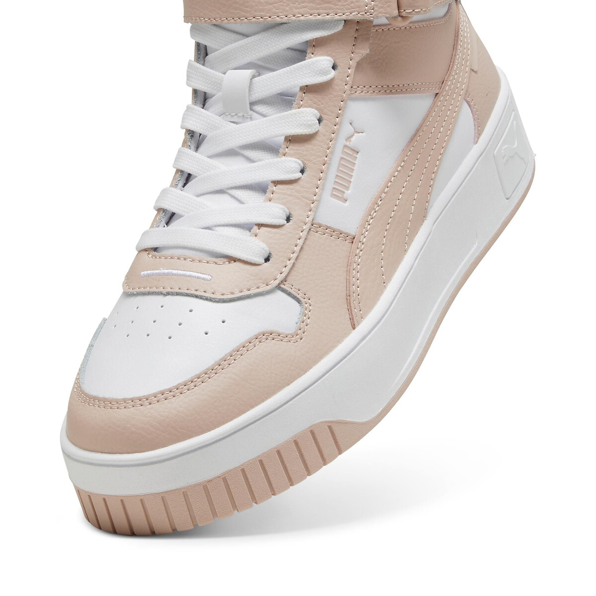 Carina street mid high top trainers in leather Puma La Redoute