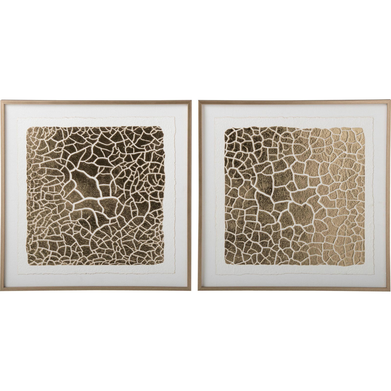 Tableau abstrait en bois (lot de 2), RECOLLECTION