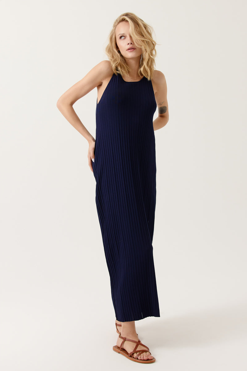 Robe midi à fines bretelles et dos dégagé Cedrane, ARTLOVE