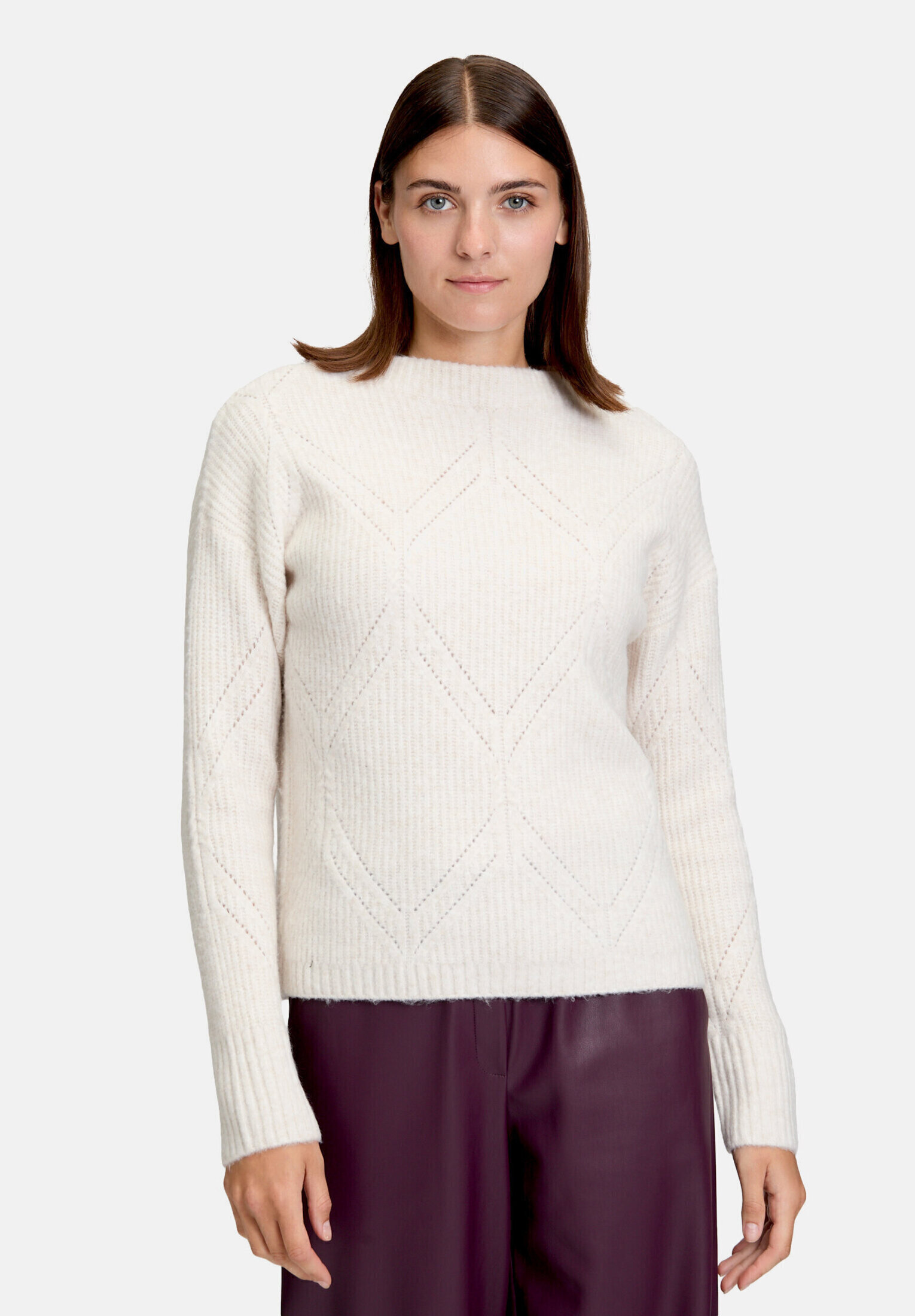 Pull-over en maille avec structure, BETTY & CO