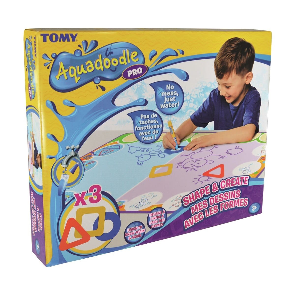 Tapis De Dessin Aquadoodle Mes Dessins Avec Les Formes - Tomy, TOMY