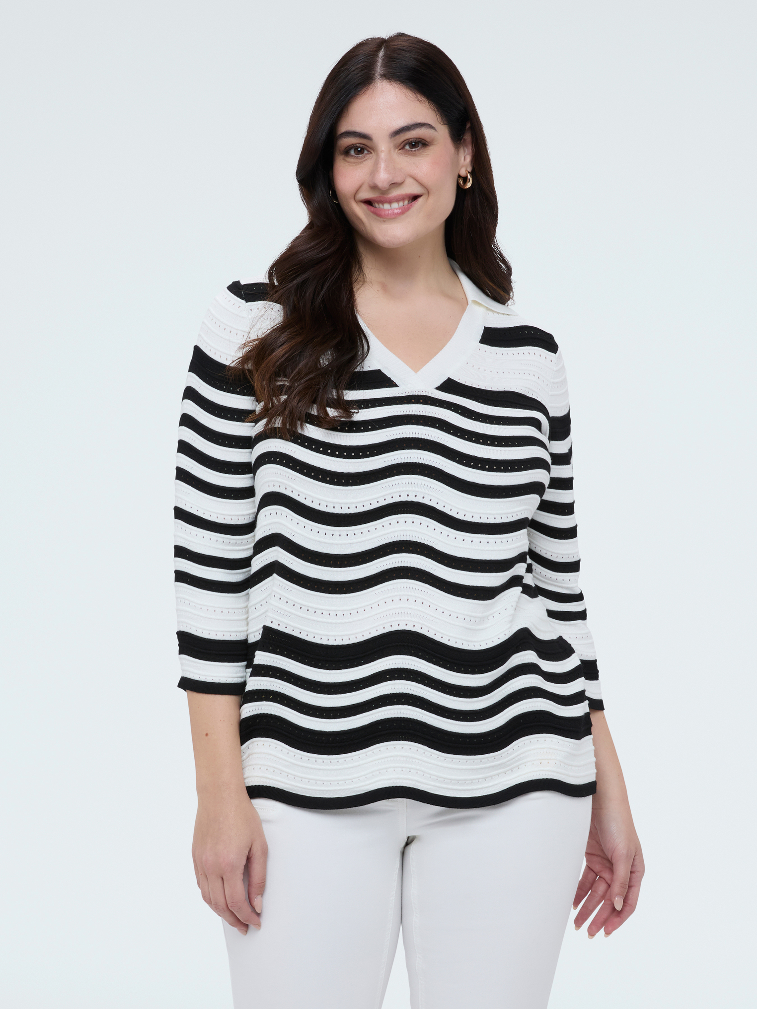 Maille avec col polo, FIORELLA RUBINO