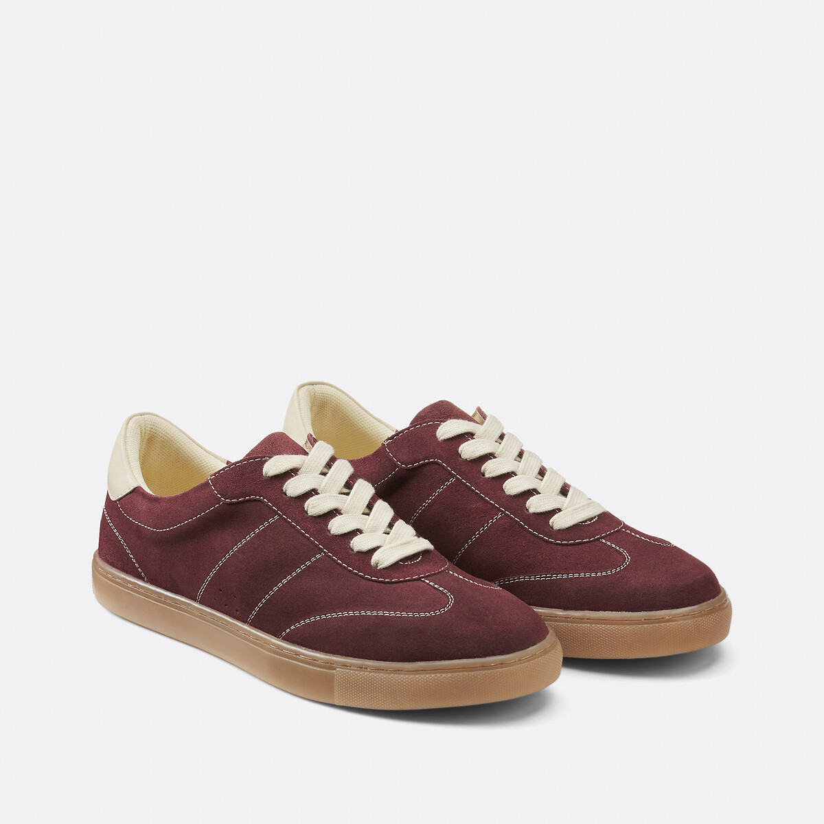 La Redoute Collections Zapatillas retro de ante