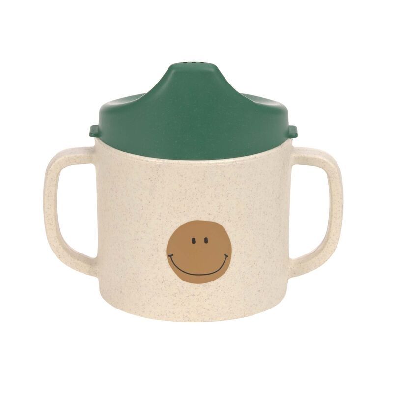 Tasse d´apprentissage PP/Cellulose Happy Rascals Smile vert, LASSIG