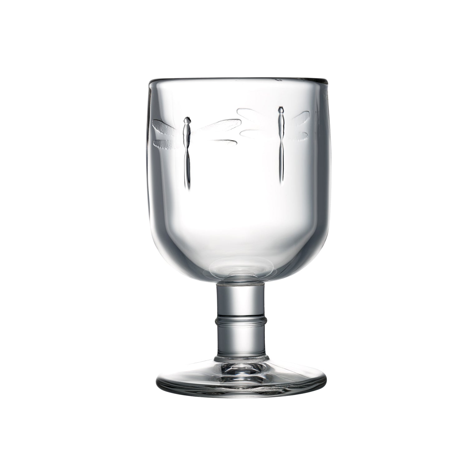Lot de 6 verres à vin, LIBELLULE, LA ROCHERE