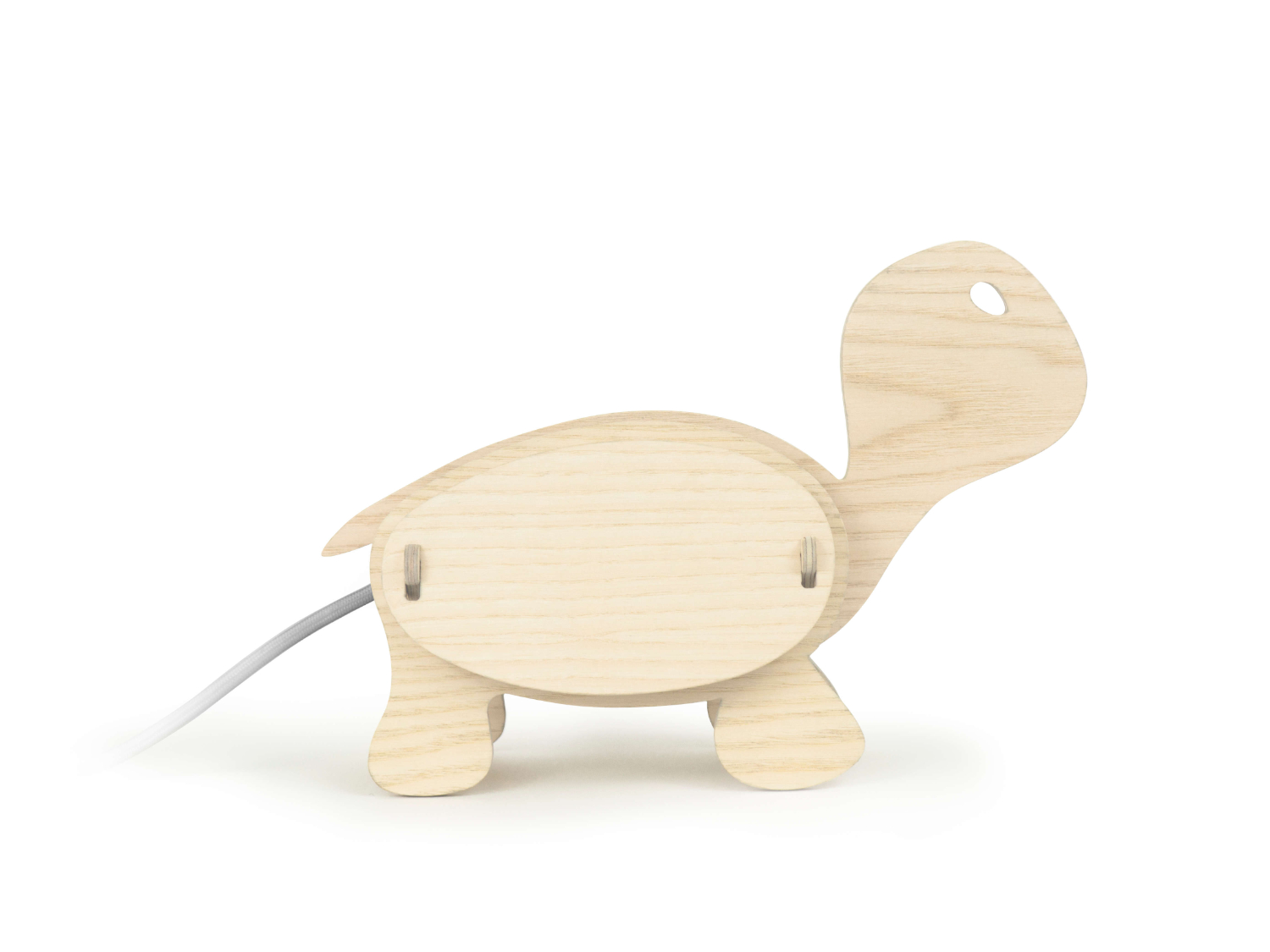 Lampe à poser en frêne Tortue - ZOO, GONE'S