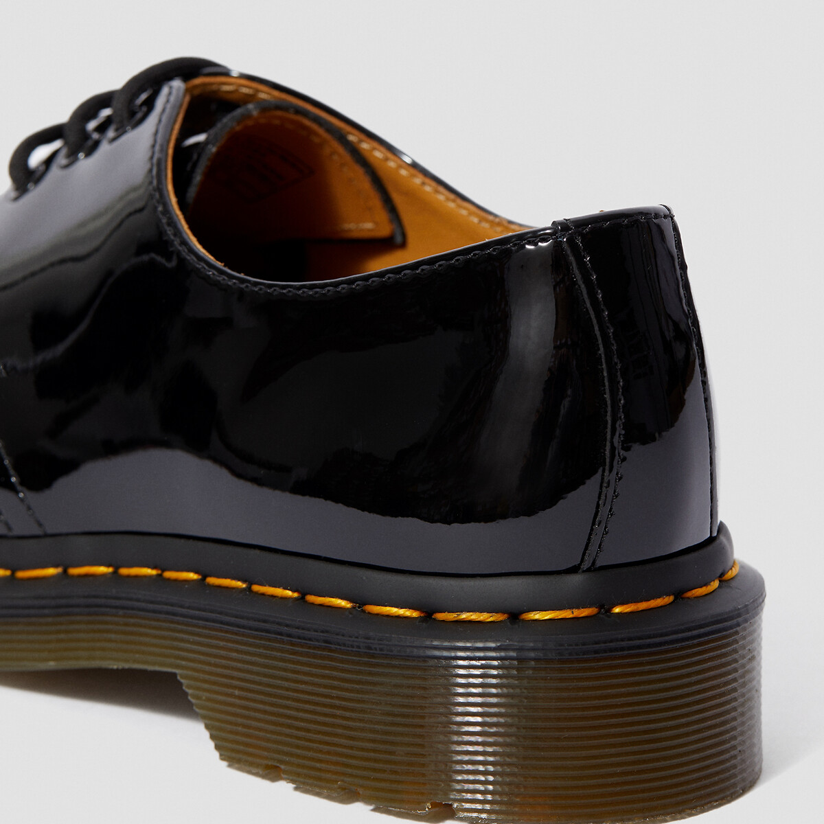dr martens black patent shoes