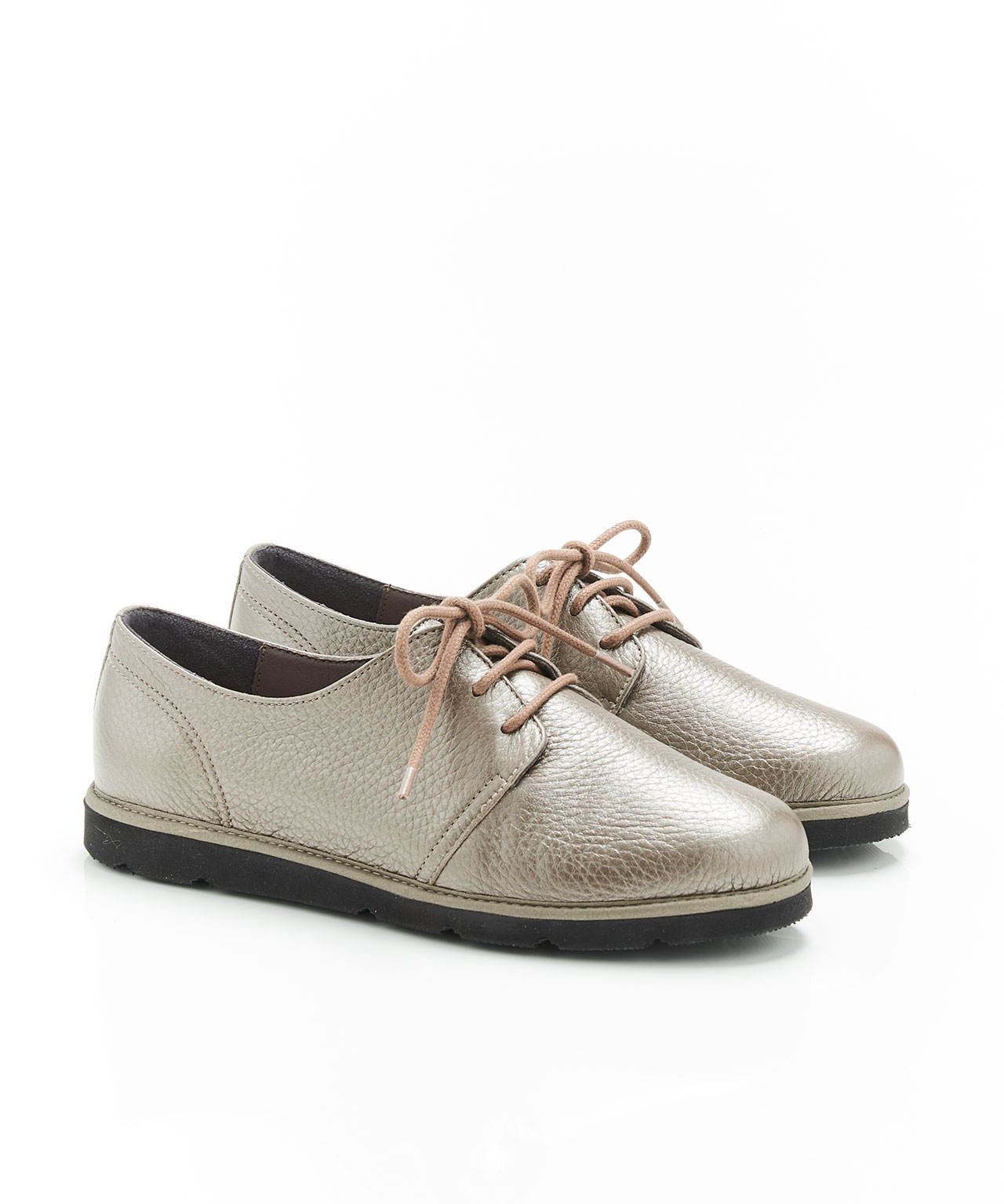 Derbies à lacets, dessus cuir cerf, DAMART