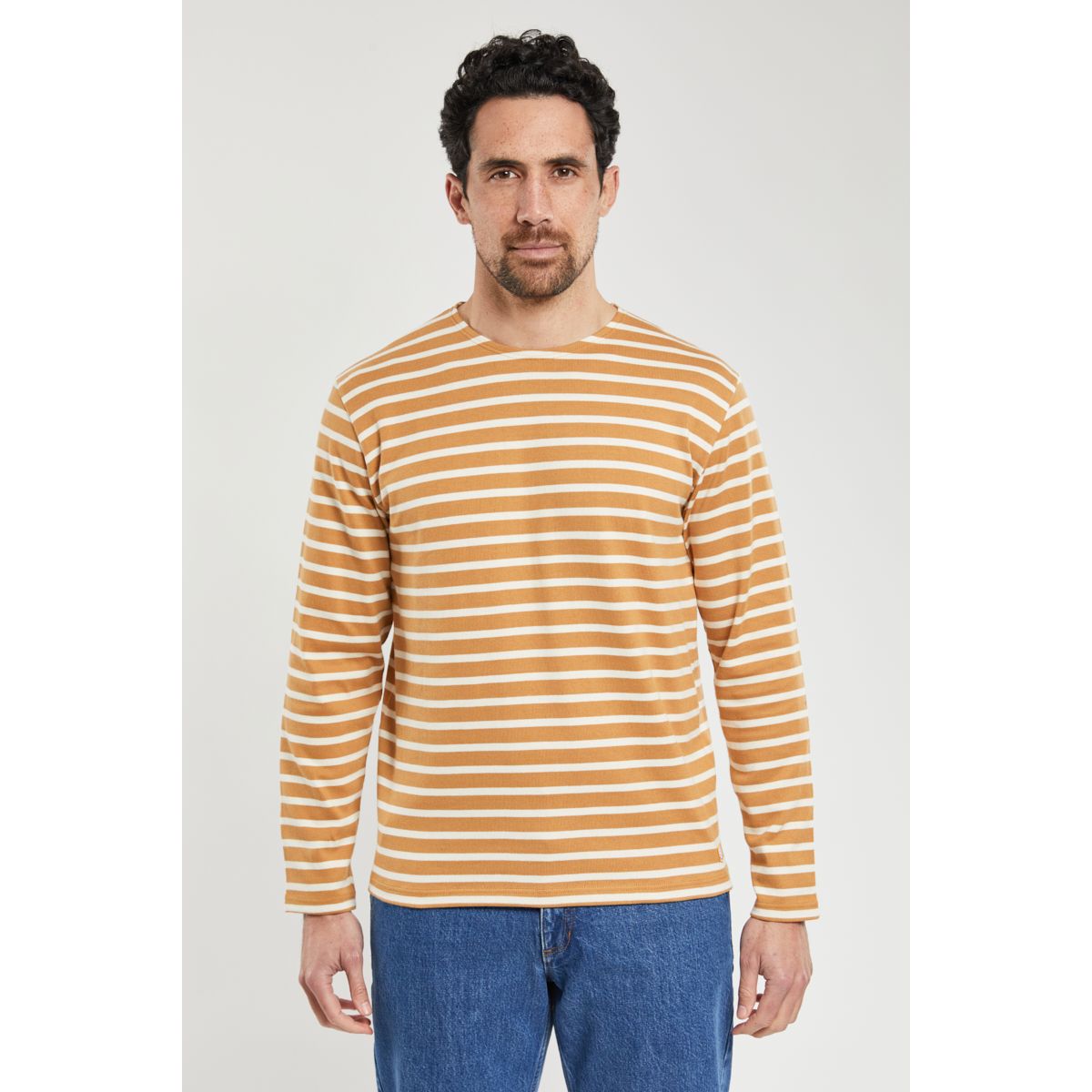 Marinière Armor Lux Heritage Pour Femme - 100% Coton Bio, Col Rond, Manches Longues, Rayures - 10