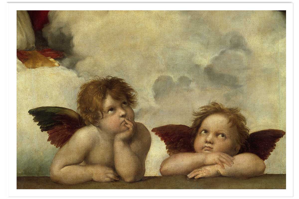 Poster Detail de la Chapelle Sixtine - Raphael, HEXOA