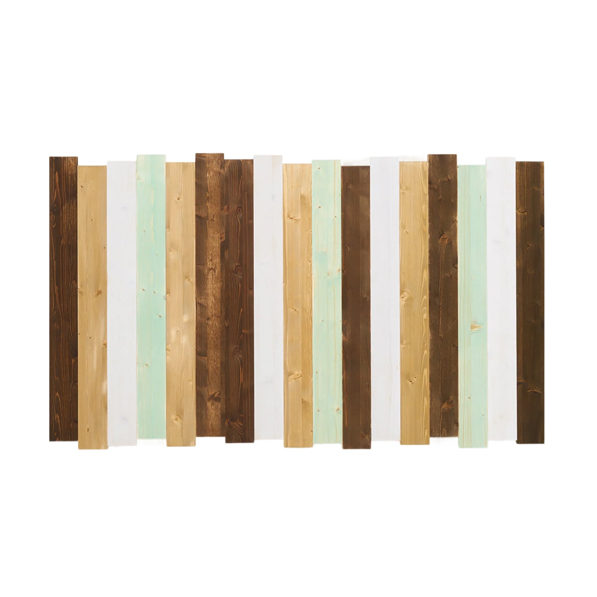 Tête de lit sapin massif multicolore 190 cm - DAKARI, HANNUN
