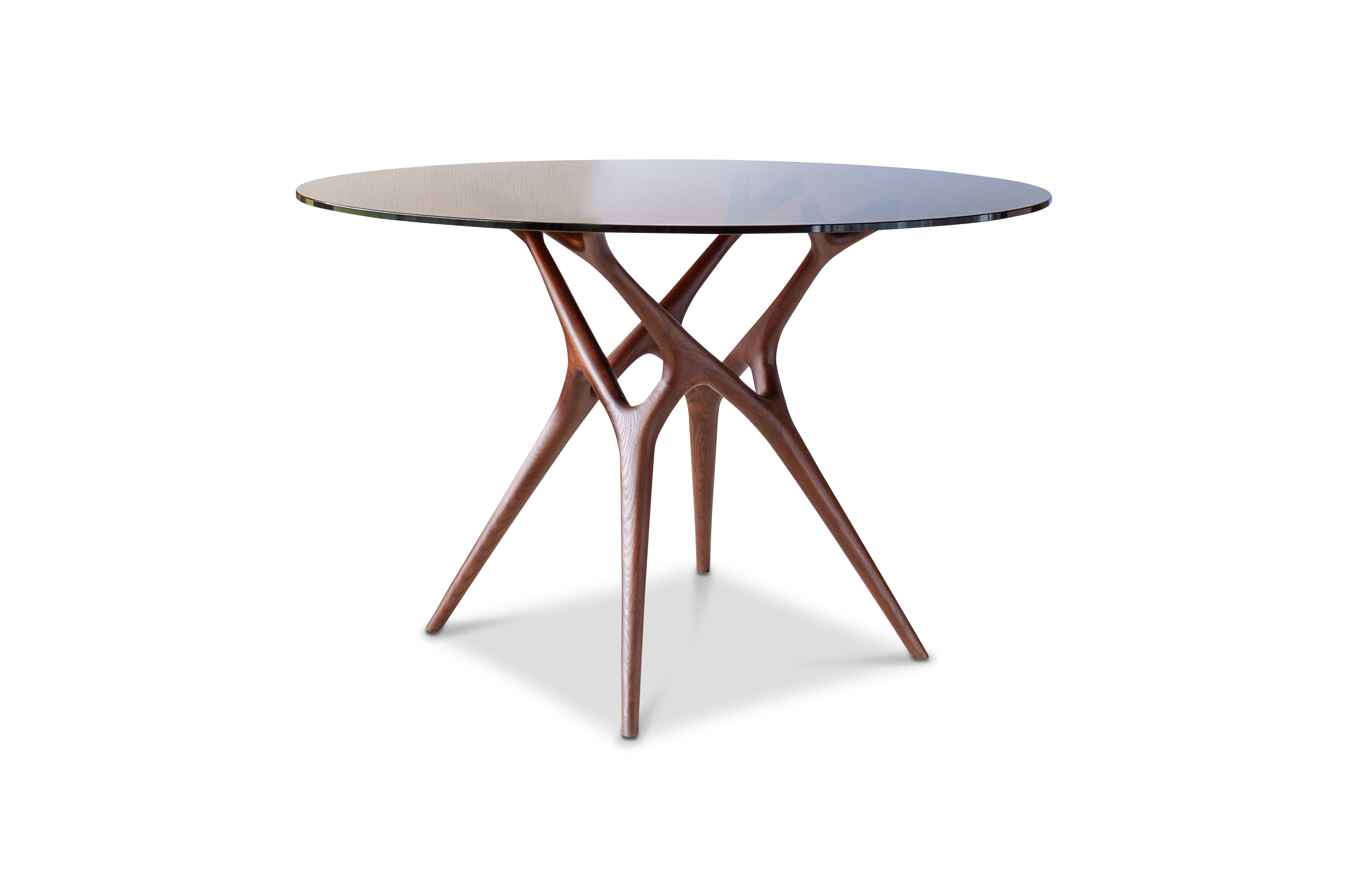 Table ronde en verre et frêne 8 personnes SYLVAE, PRODUIT INTERIEUR BRUT