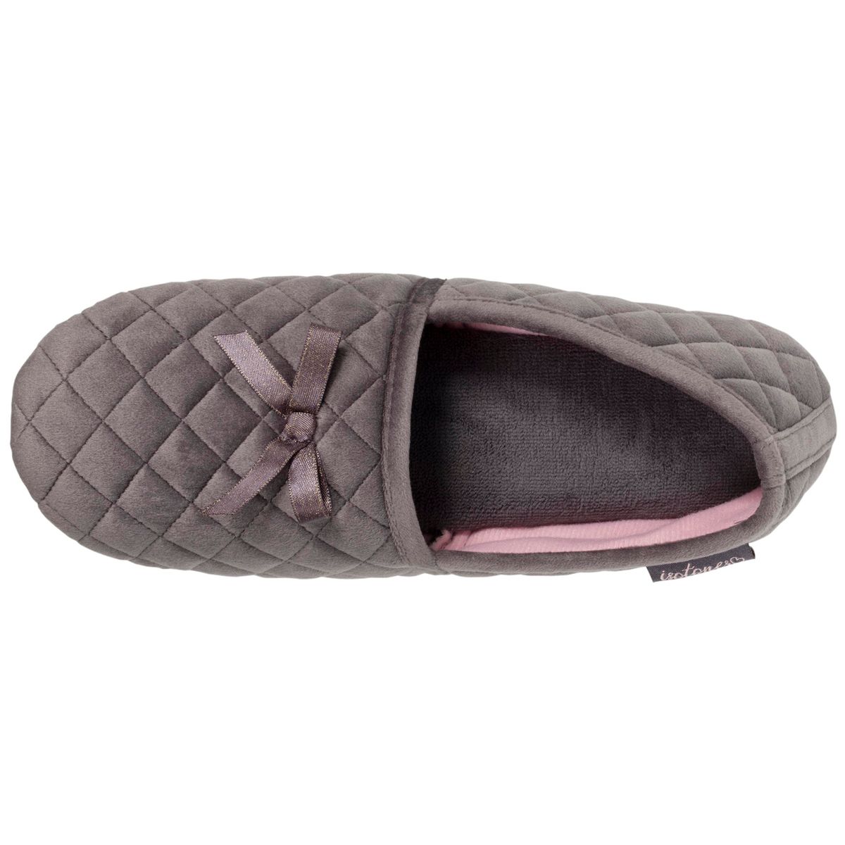 Isotoner Chaussons extra-light Slippers Gris - Chaussures