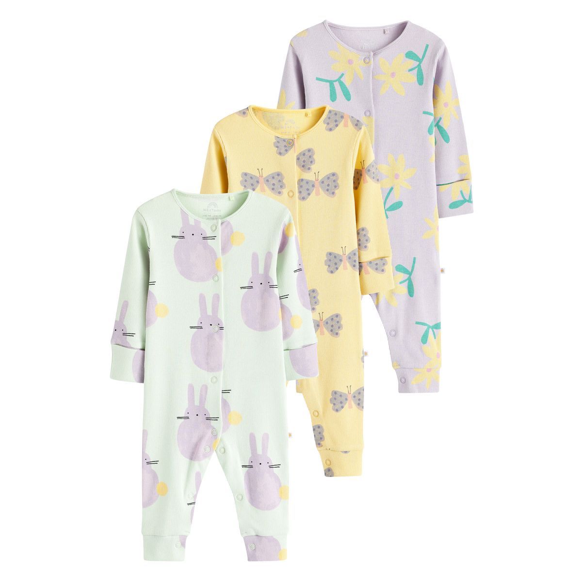 Lot De 3 Dors-biens Sans Pieds Pour Bébé - Motifs Personnages - Marque NEXT - Lavable Machine 40°C - 2