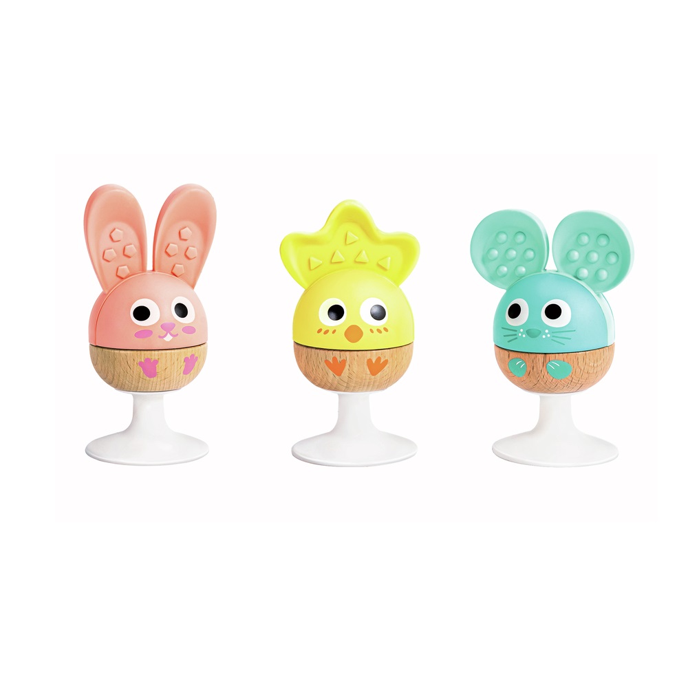 Hochets animaux à ventouse, HAPE TOYS