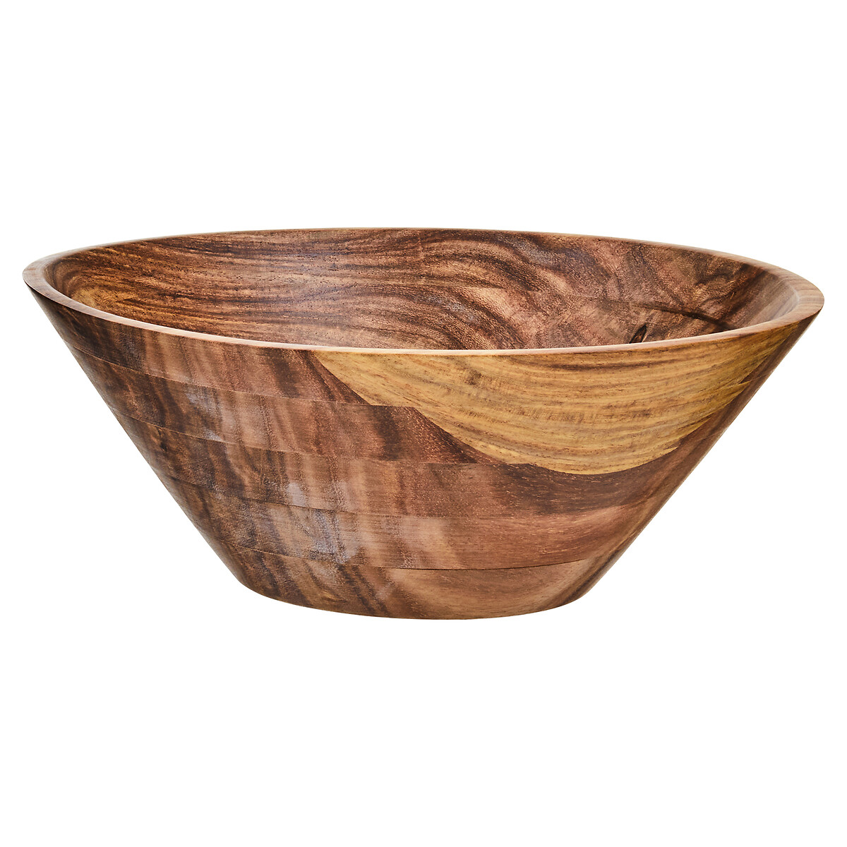Kora Large Sheesham Wood Shallow Salad Bowl, SO'HOME